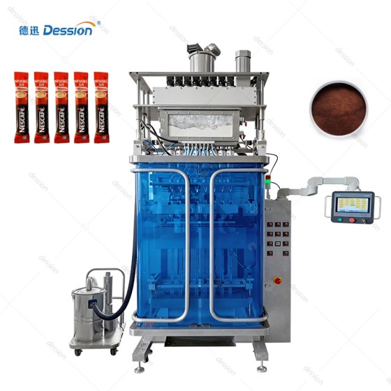 Automatic 8-Lane Back-Seal Powder Packaging Machine for Coffee Powder